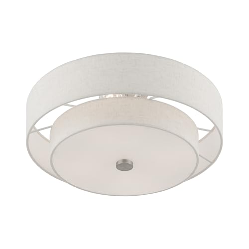 Image of Livex Lighting 51085-91 4-Light Fixture, Brushed Nickel