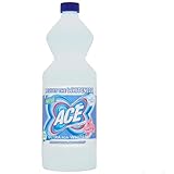 ACE Ultra Bleach for Whites 1L – Floral Bouquet Scent – Powerful Stain Remover & Whitening Liquid for Laundry, Brightens & Restores White Clothes - Deep Cleaning Formula for Brilliant Whites (1 Pack)