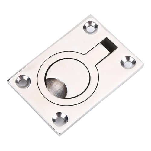 Image of Sovrik Flush Mount Door Handles 2pcs Stainless Steel Ring Handle