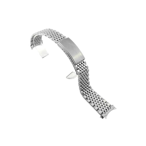 Bracelet de montre grain de riz 18mm 20mm en acier inoxydable solide