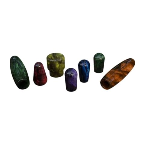Xentric Guitars - Autumn Pearl Series Resin Guitar Switch Caps (Tremolo Arm Cap, Blue) Cover