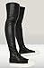 Liliana Women Thigh High Boots Flat Over The Knee Round Toe Tall Boots WANNABE-1 Black 8