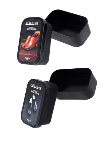 Image of Shoeshine Shoe Shiner Instant Shine Sponge for Leather Shoes