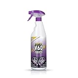 Sisbrill V60 Sport Pulitore cerchi - neutro e sicuro - Effetto Gecko Spray - Ed. Italia - 1 Litro (1 l (Confezione da 1))