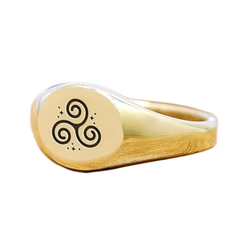 Bague ésotérique wiccan argent or pour votre style de vie