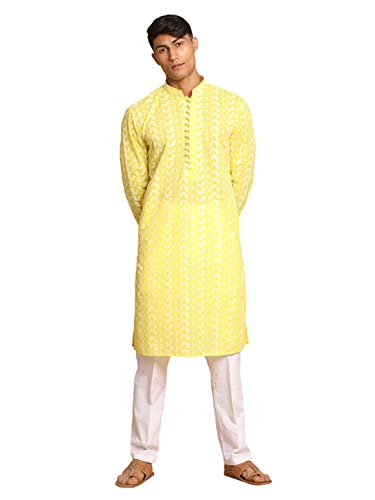 Pyjama Kurta en coton pour homme VASTRAMAY ensemble traditionnel en taille I