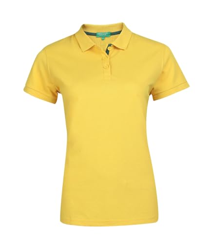 Image of United Colors of Benetton Shirt for Women | Womens Stylish Tees | Plain Stylish Regular Fit Polo T-Shirt | Collar Tshirt | T-Shirt | Women's Tshirt