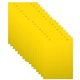 捕虫シート 50枚セット 両面強力粘着 昆虫トラップ 虫取りシート 各種サイズ 害虫対策 ハエ・アブラムシ・ミバエ対応 屋内外で使用可能 防虫・虫よけキャッチャー 虫取りプレート (50枚 15cm*20cm)