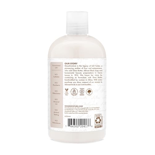 SheaMoisture Shampoo, 13 oz, All Hair Types | Daily Hydration | Virgin Coconut Oil | Sulfate-Free | Pack of 2 - image 2
