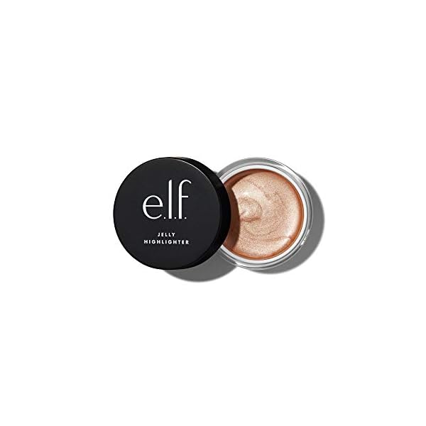 elf-Jelly-Highlighter-Smooth-Dewy-Versatile-Long-Lasting-Illuminizing-Adds-Glow-Blends-Easily-Bubbly-White-Gold-Applies-Wet-044-Fl-Oz e.l.f. e.l.f, Jelly Highlighter, Smooth, Dewy, Versatile, Long Lasting, White Gold, Applies Wet, Bubbly, 0.44 Fl Oz