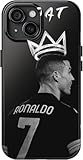 Premium Ronaldo Phone case Compatible with iPhone 7/8/ SE, 11, 12, 13, 14, 15, 16 Series and Samsung Football Lover Fan Soccer (Goat, iPhone 14/13)