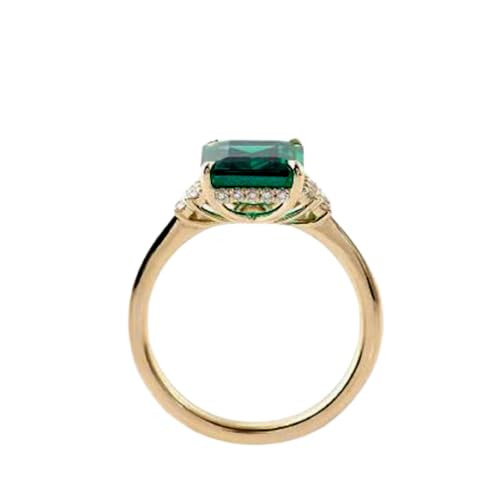 Bague émeraude pierre de naissance de mai cadeau anniversaire RNG-1252