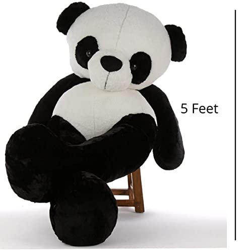 Image of Giant Plush Teddy Bear 60 Inch - Soft, Cuddly Plush Toy for Valentine's Day, Birthdays, Anniversaries, Stuffed Animal Toy - Soft Panda Bear 152cm