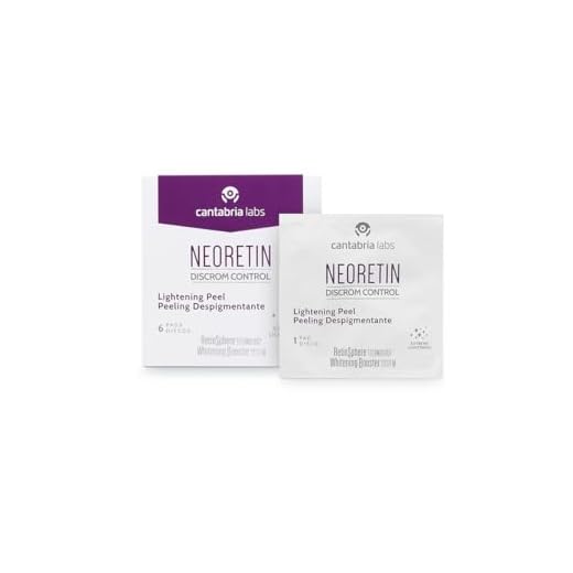 Cantabria Labs Neoretin Discrom Control Peeling Despigmentante. - Discos Despigmentantes Intensivos, Sin Color, 6 Sobres de 1 Mililitros