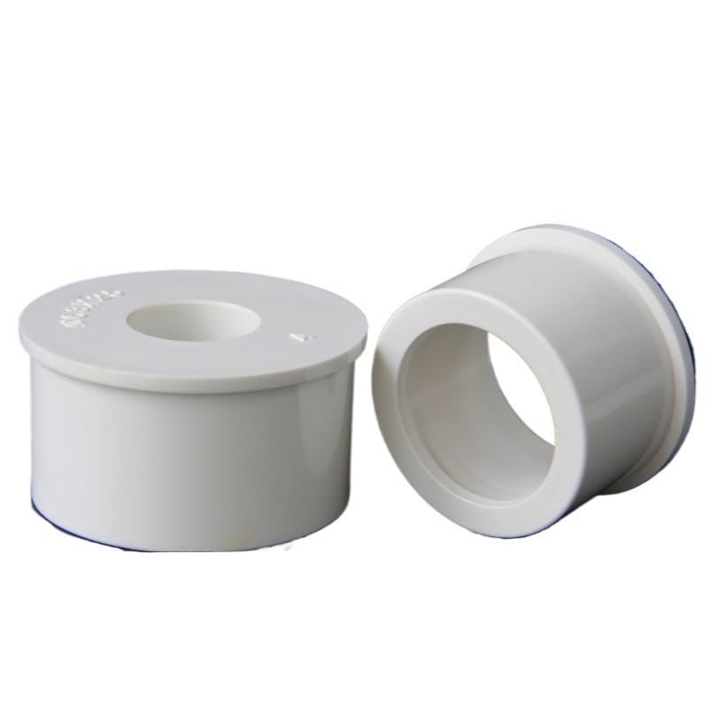 Instalación de tuberías de jardín Adaptador de unión de tubería Reductora de PVC Blanco de 16 mm, 20 mm, 25 mm, 32 mm, 40 mm y 50 mm, Conector de Agua for riego de jardín.(50x20mm)
