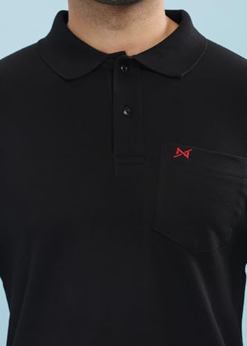 Image of Force NXT Polo Neck T-Shirt for Men Pack of 2 | Regular Fit T-Shirt for Men | Premium Super Combed Rich Cotton Polo Shirt | Men's Ultra Soft Half Sleeve T-Shirt