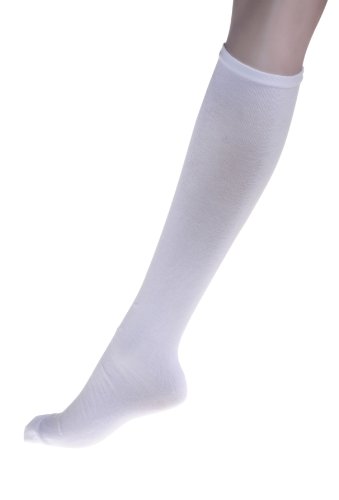 Image of Medline Protective Leg Sleeve, White, Universal Fit, 15 inch Length, Durable Medical Equipment, Pack of 2