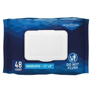 FIRST QUALITY FQWW710 Prevail Disposable Adult Washcloth, 12 x 8 in.