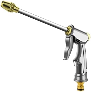 Garden Hose Nozzle Sprayer, Heavy Duty Metal Handheld Water Nozzle High Pressure Cleaning Tool in 3 Spraying Modes for Hand Watering Plants and Lawn, Car Washing, Patio and Pet (1PCS)