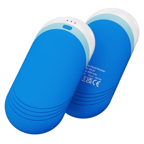 Karecel Hand Warmers Rechargeable 2 Pack with Thermal Silicone, Full Warmth