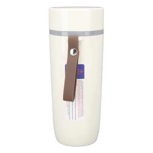 Tetera eléctrica de viaje portátil 350ml beige miniatura 6