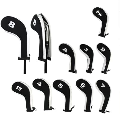 Housses Scott Edward bâtons golf néoprène 10/12pcs, blanc (APS)