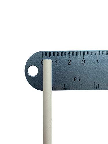Pitillos desechables de papel KingSeal, 400 unidades, 19.69 cm, biodegradables miniatura 6