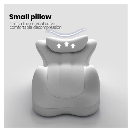 Coussin de lecture multi-positions et couché dehoussable - Set de 2 oreillers pour lit