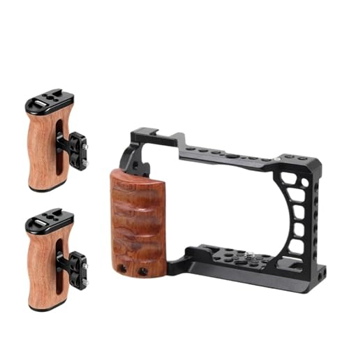 �݊���������܂�Sony A6000 A6300 A6400 A6500�J�����P�[�W�ɑΉ��B�R�[���h�V���[�}�E���g�ƃl�W���t���̋������ی�t���[���B(Cage kit B)