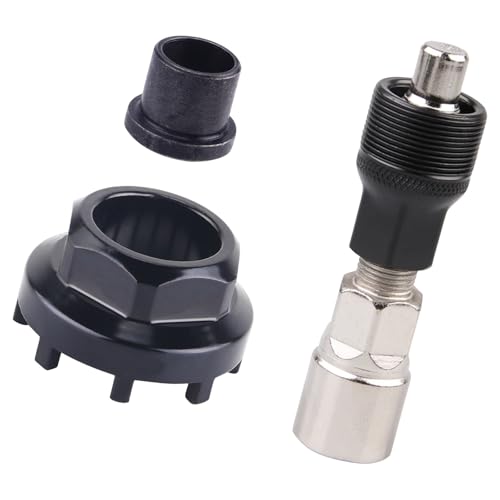 FeiYeup Bicycles 8 Notch Cartridges Bottom Bracket Chainring Lockring Tool Carbon Steel Bottom Bracket Tool for Mountain Bikes