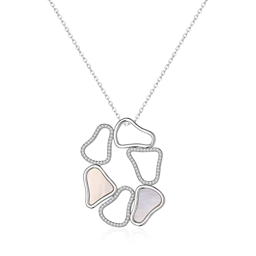Collar colgante brillante para realzar tu look de oficina y eventos elegantes de mujer
