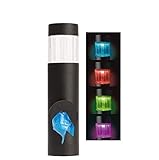 CADILON Color Changing Solar Light N’ Doggy Bag Dispenser
