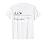 madre definizione divertente mamma vita citazione elegante donne alla moda maglietta