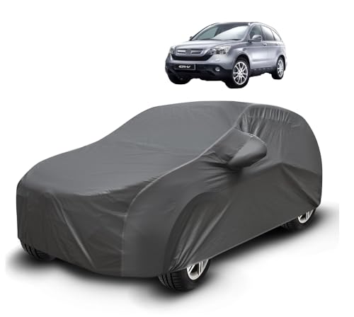 Image of Auto Hub Waterproof Car Cover Compatible with Cr-V with Mirror Pockets, Soft Cotton Lining, Cr-V Car Cover Waterproof, Grey