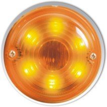2x LED Profilo Evidenziatore Lampada Camion Rimorchio Trattore Autobus 24v- 12002005 (Ambra)
