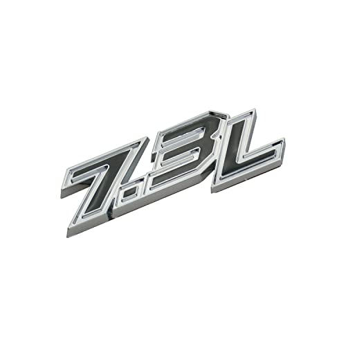 Image of 2Pcs 7.3L Emblems 3D Power Stroke Turbo Side Badge Nameplate Decal Stickers Logo Fit for 150 250 350 (Silver Black)
