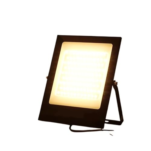 SHEHUALI Illuminazione esterna, Proiettore a LED 50W 100W 150W 200W Nero Shell IP66 Faretto a LED impermeabile Proiettori da parete for cancelli stradali da giardino(Warm Light,10w)