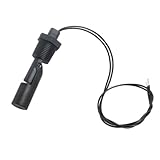 SEWACC Sensor Agua Horizontal de Montaje Lateral PP para Acuarios y Negro Interruptor Flotador para Control de Jardinería y Acuarios