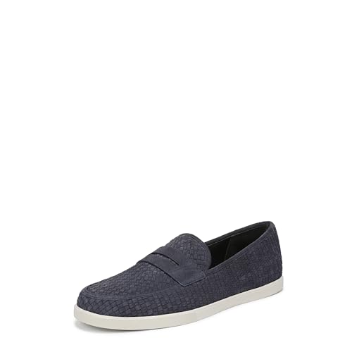 Vince Mens Santino Weave Loafer Blue Ink 13 M