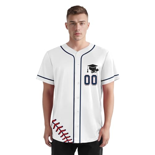 Custom Senior 2026 Class Jersey para estudiantes Camiseta personalizada de graduación escolar con nombre y número para hombres, mujeres y jóvenes miniatura 2