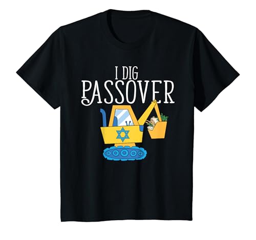 Niños I Dig Pesaj Funny Jewish Holiday Happy Hanukkah Juego de palabras Camiseta