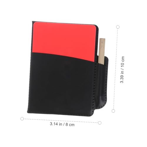 Set 1 tarjetas roja y amarilla para árbitro de fútbol miniatura 2