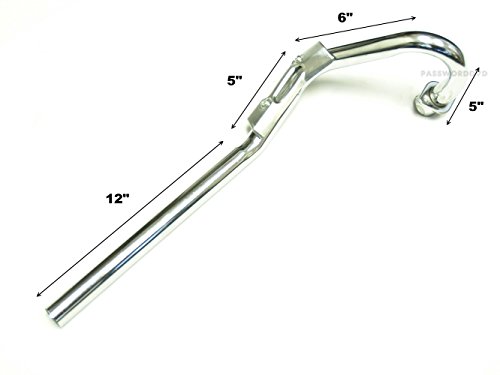 Maxfastmax(Tm) High Performance Aftermarket Red Racing Muffler Exhaust Pipe System For Crf50 Xr50 Xr Crf 50 70 Or Similar Pit Dirt Bikes #TOP6