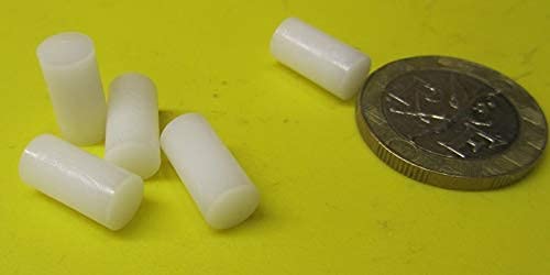 Delrin Acetal POM Dowel Pin 1/4" Diameter x 1/2" Length 150 Pcs