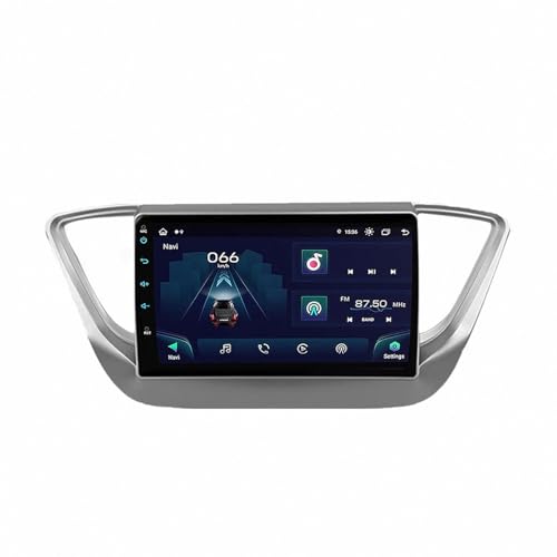 Radio coche 2 DIN para actualizar mapas antiguos de Hyundai Solaris Verna