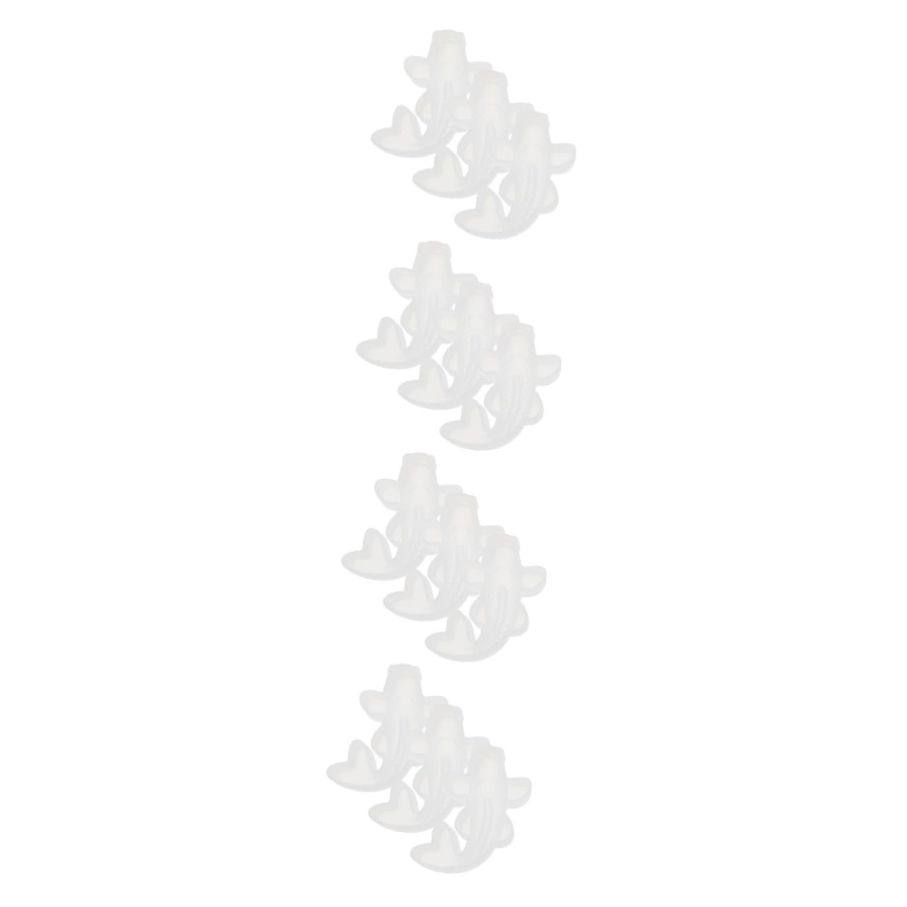 SEWACC 12piezas Molde De Silicona Para Forma De Carpa Herramienta De Decoración De Pasteles Para Manualidades y Creaciones Creativas