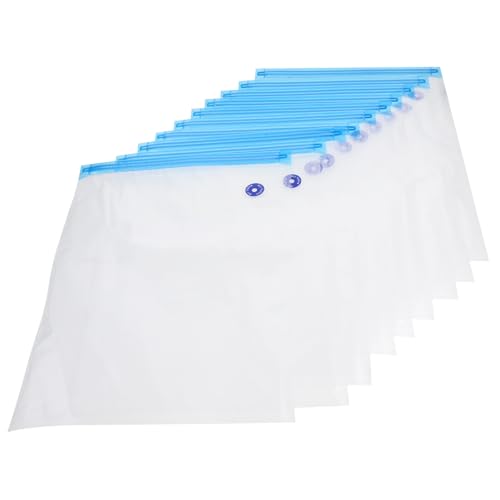 BRIGHTFUFU Vacuum Bags 10 Pack Food Storage Vacuum Sealer Bags for Food Preservation Freezable -free