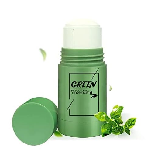 Green Mask Stick,Máscara de Té Verde,Mascarilla de Arcilla De Limpieza Profunda Poros y Espinillas,Hidratar Piel, Ajustar el Equilibrio de Agua y Aceite