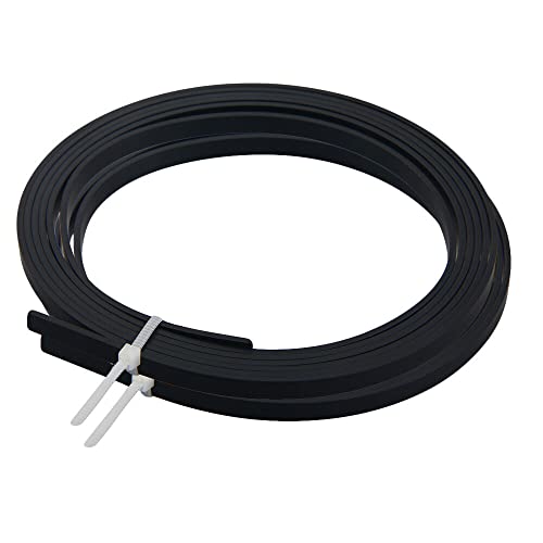 2 Black ABS Acoustic Guitar Binding Puling Strip 5mm X 1.5mm Body Project