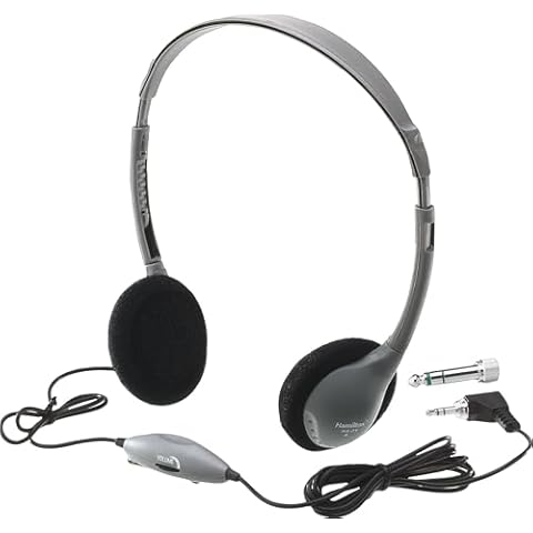 Hamilton Buhl Schoolmate On-Ear Stereo Headphone with in-line Volume, Blue (HA2V) Cover